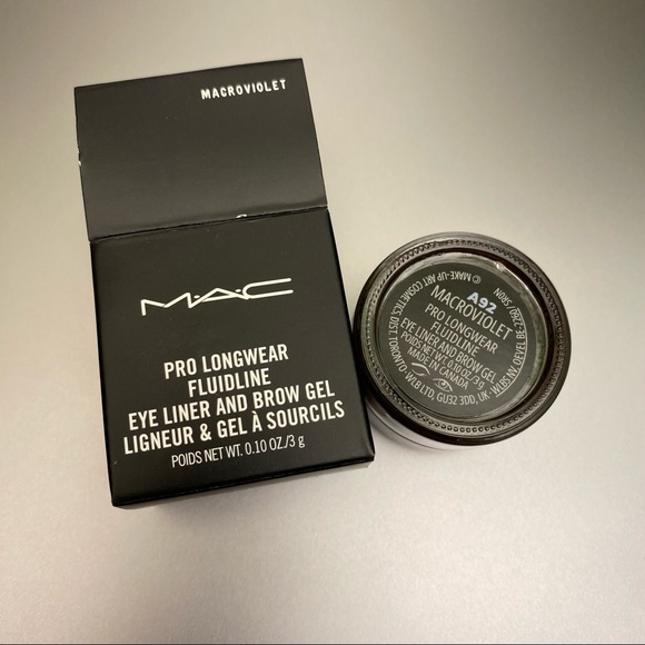 MAC Macroviolet Pro Longwear Fluidline Eyeliner & Brow Gel - Picture 6 of 6